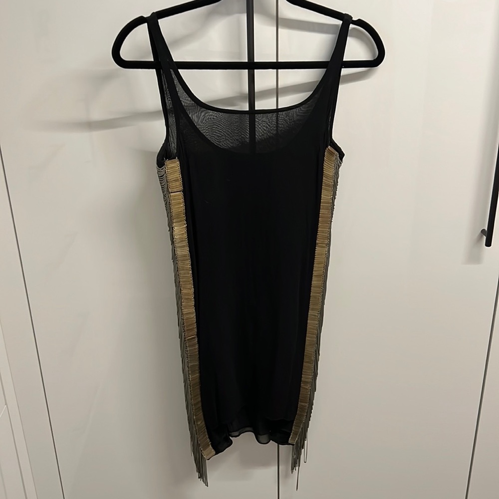 All saints black and metal dress